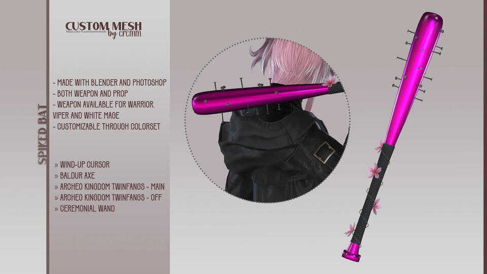 spiked bat